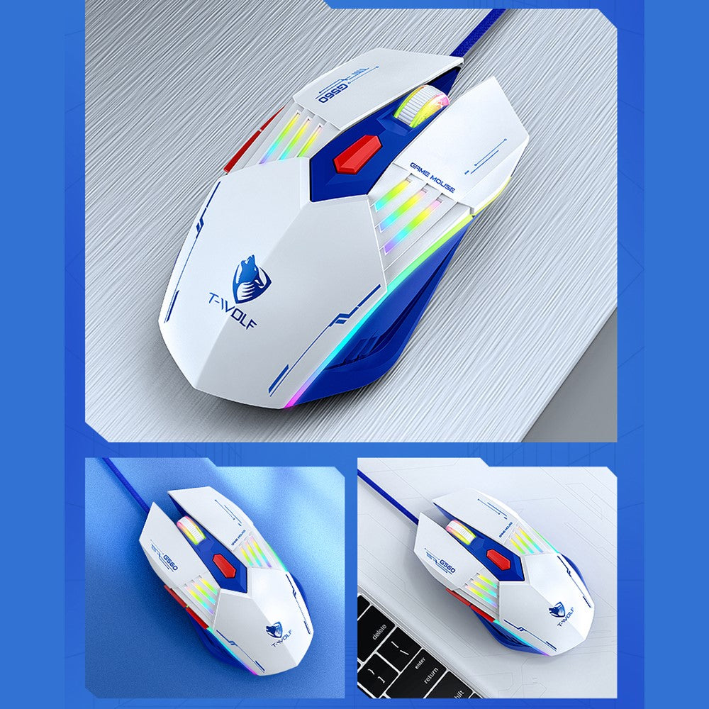 Pack clavier + souris gaming T-WOLF TF610  Style et performance