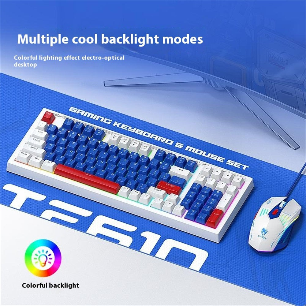 Pack clavier + souris gaming T-WOLF TF610  Style et performance