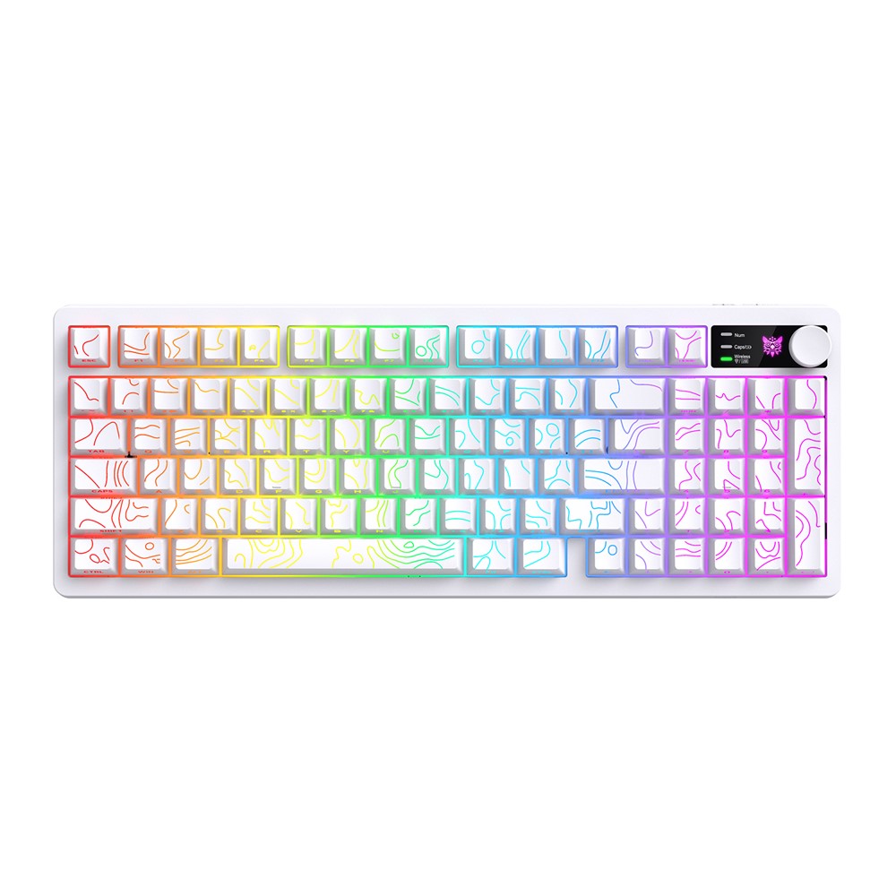 Clavier Gaming Mécanique ONIKUMA MT902 Sans Fil Tri-Mode RGB