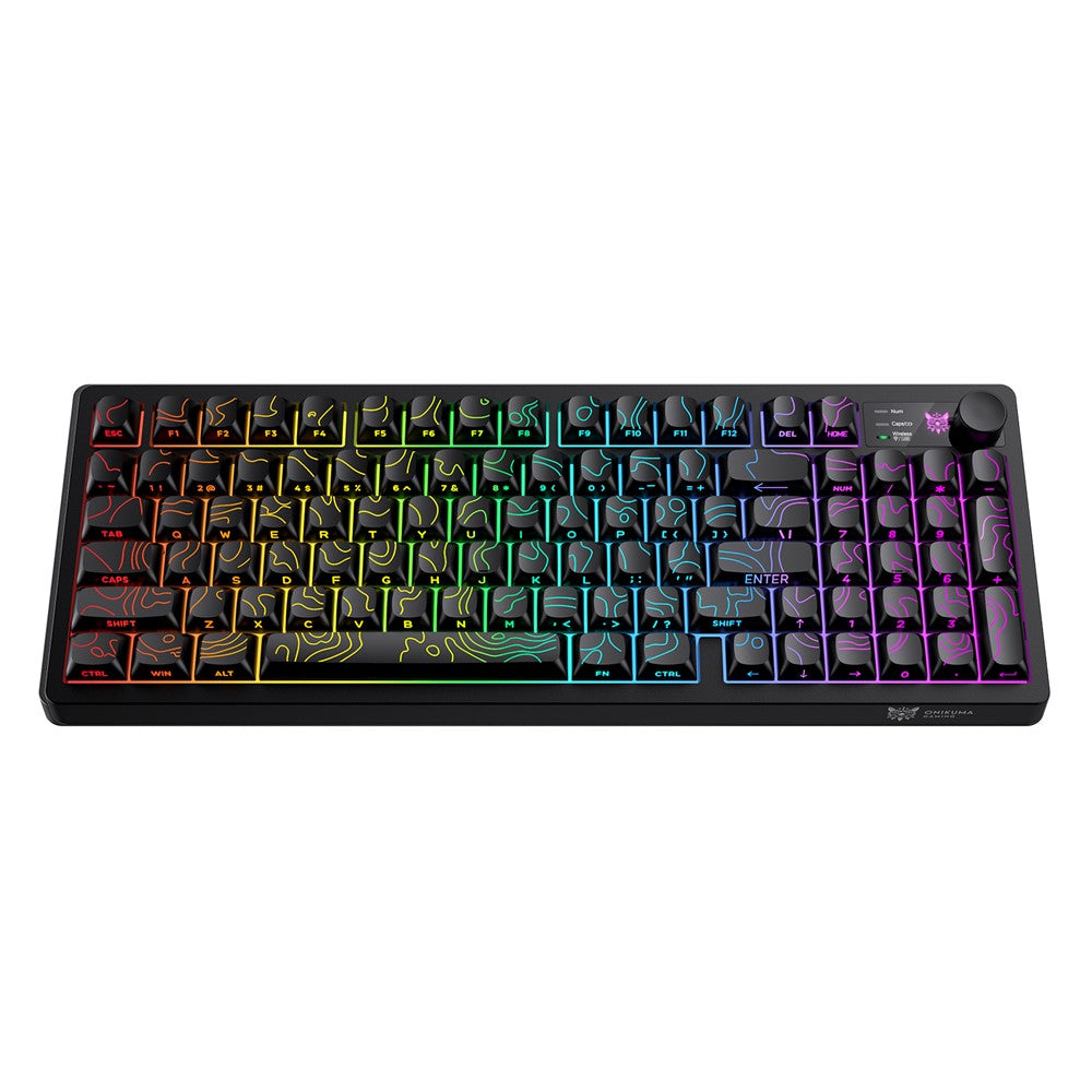 Clavier Gaming Mécanique ONIKUMA MT902 Sans Fil Tri-Mode RGB