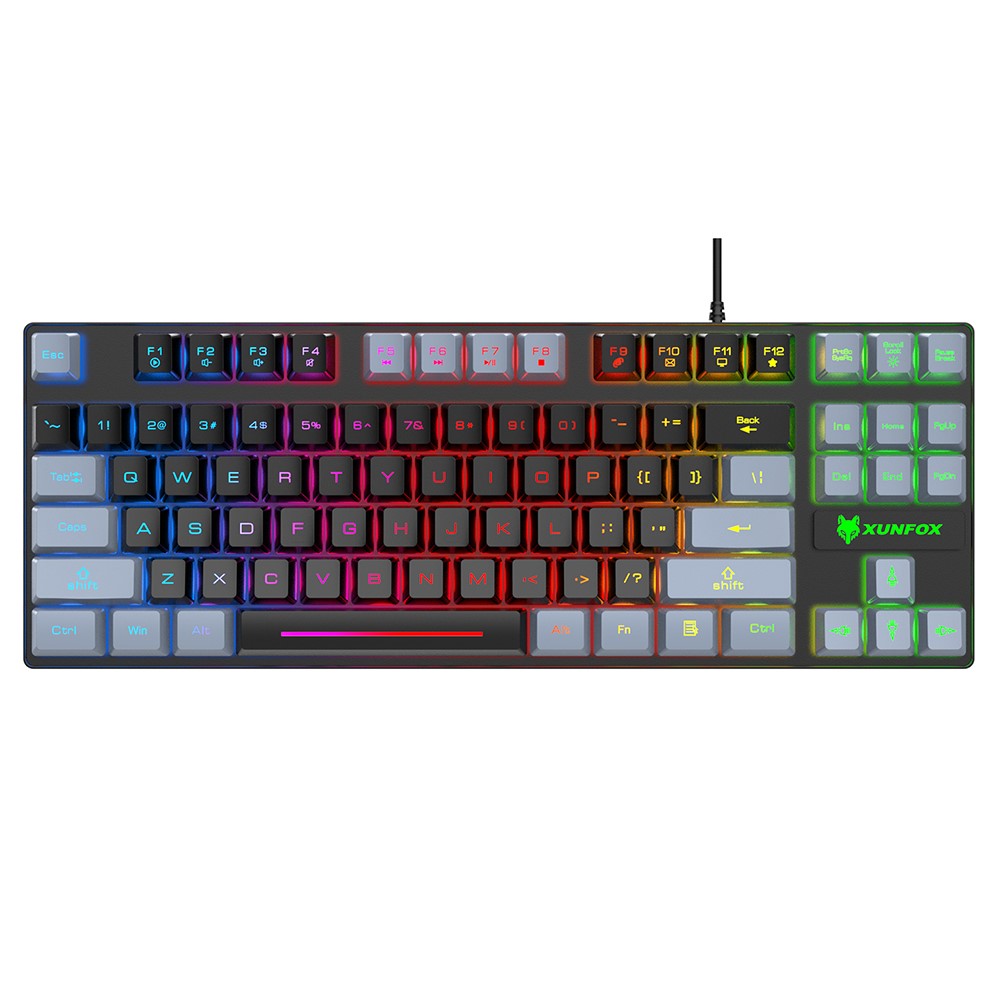 Clavier gaming 87 touches  Ergonomie et style lumineux