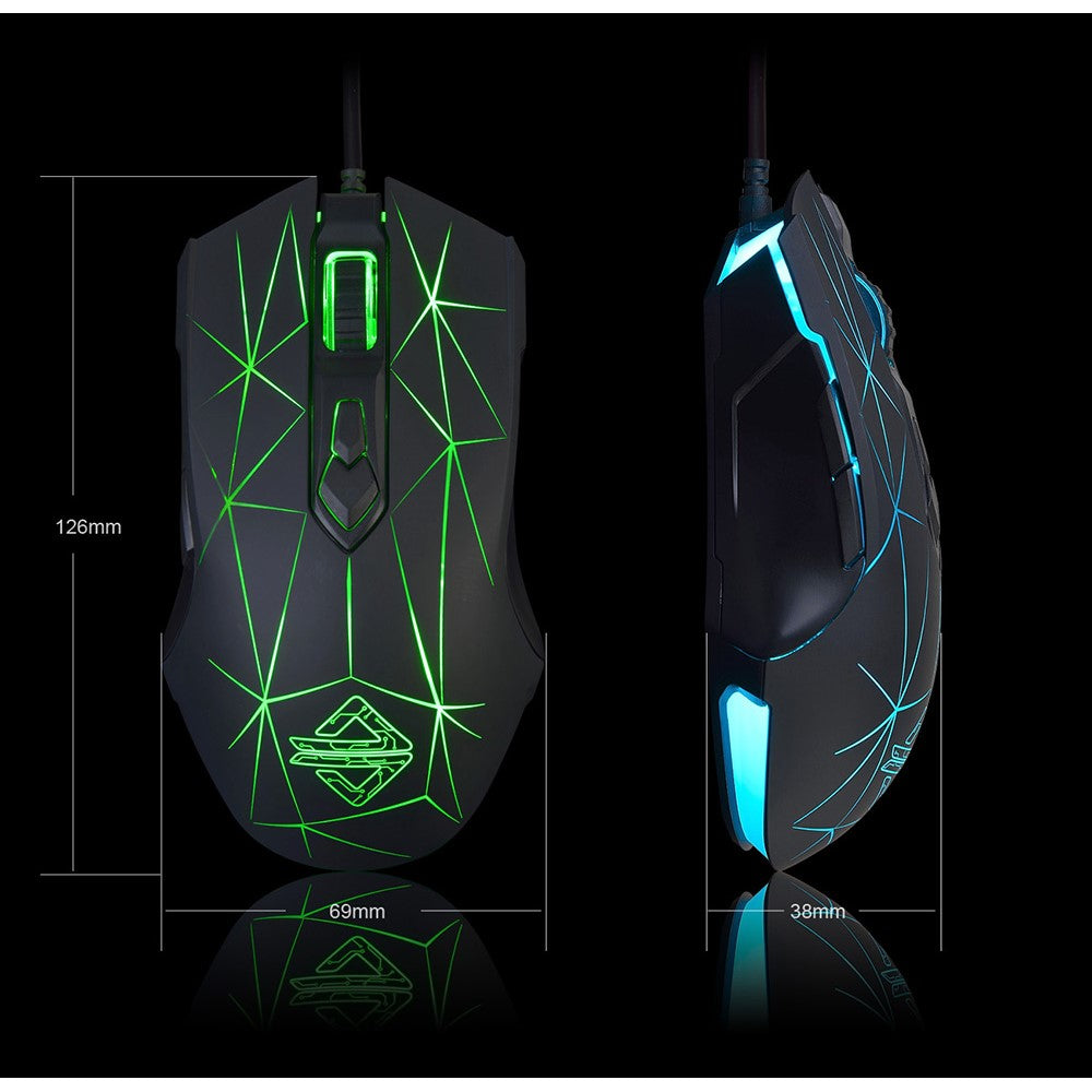 Souris gaming Ajazz AJ52 Précision et réactivité