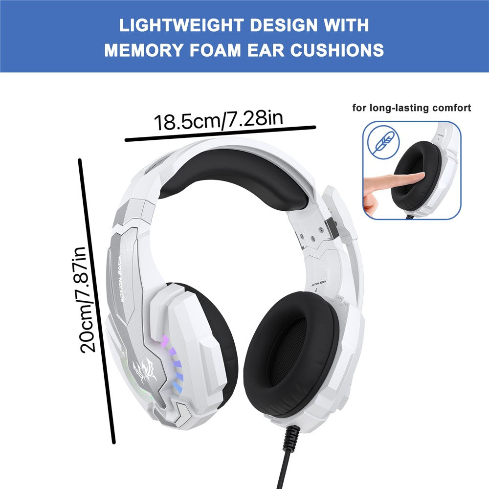 Casque gaming Kotion Each G9000 Plus – Immersion et confort durable