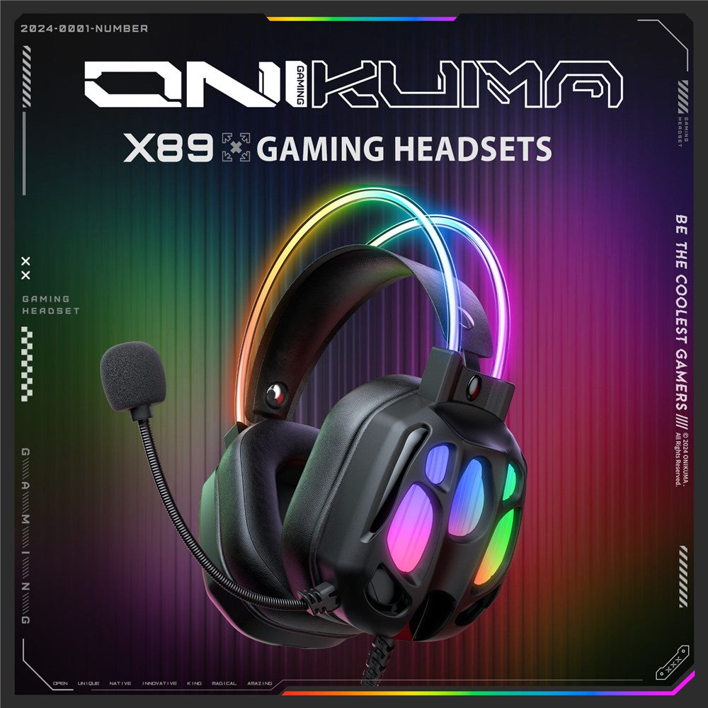 Casque gaming ONIKUMA X89 Immersion et contrôle total