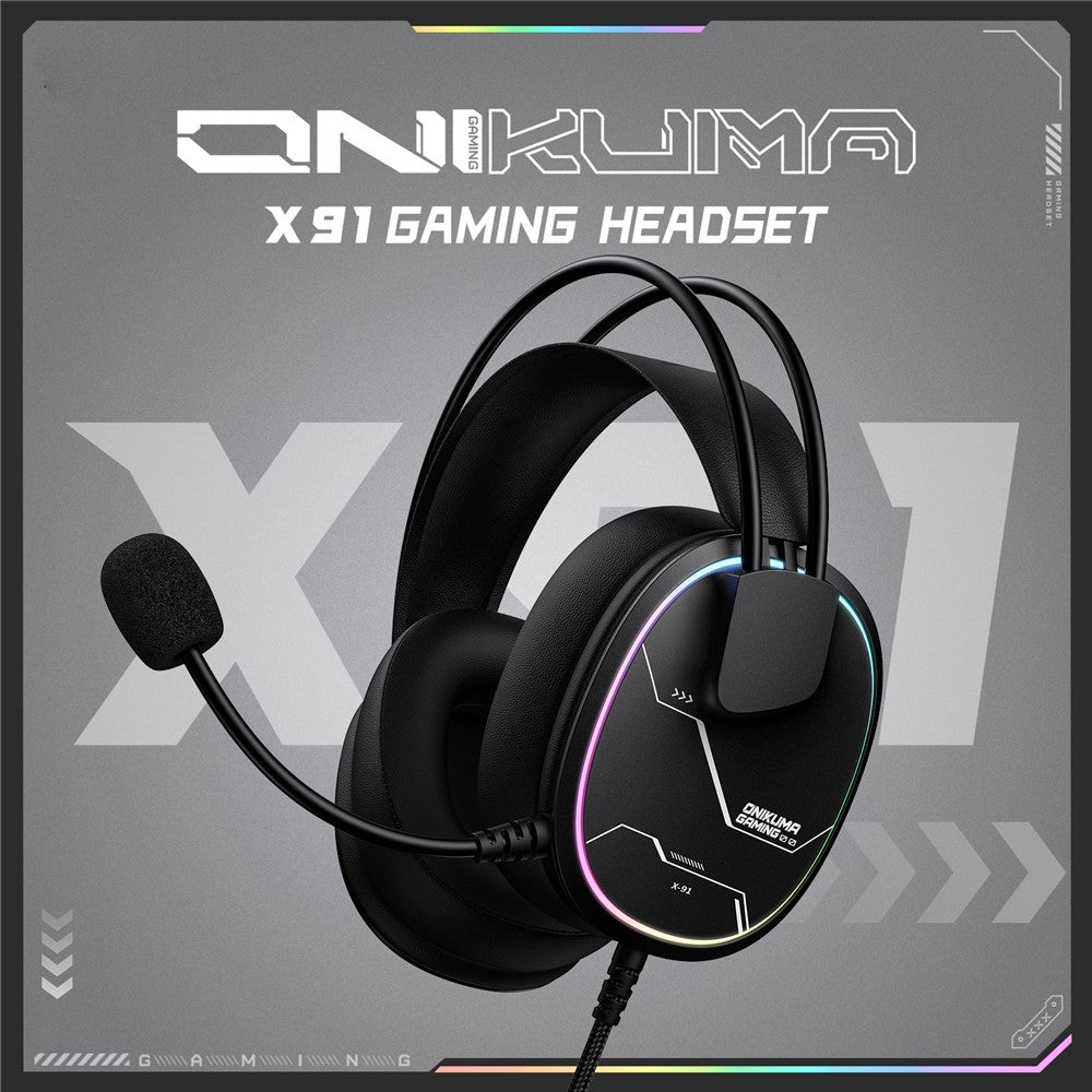 Casque gaming ONIKUMA X91 – Immersion et précision audio