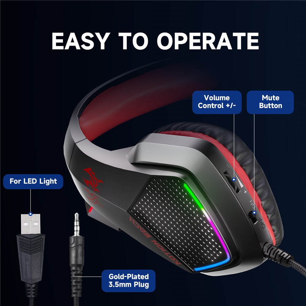 Casque gaming Kotion Each – Surround 7.1 et précision